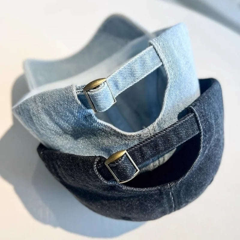 New Fashion Denim Baseball Cap For Women Men