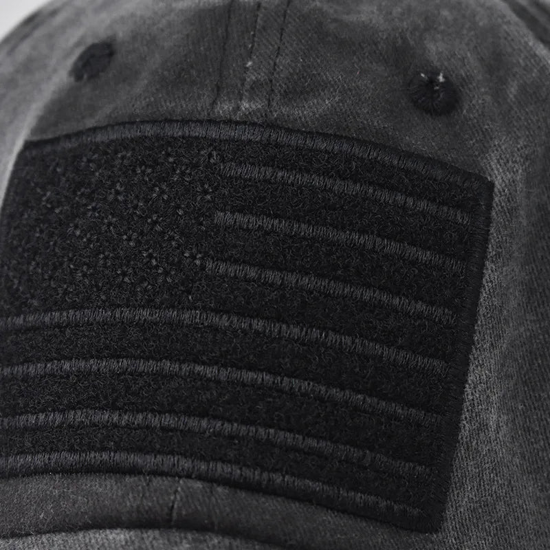 2024 Summer Men's Baseball Cap Fashion Cotton American Flag Sun Hat