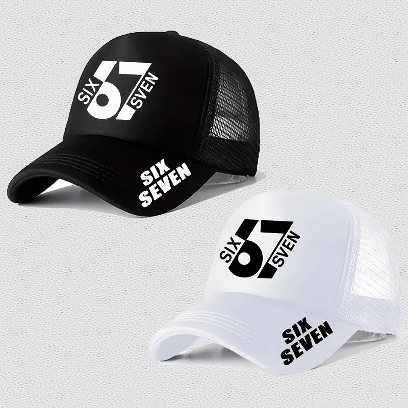 1/2PC Six Seven 67 Digital Mesh Hat
