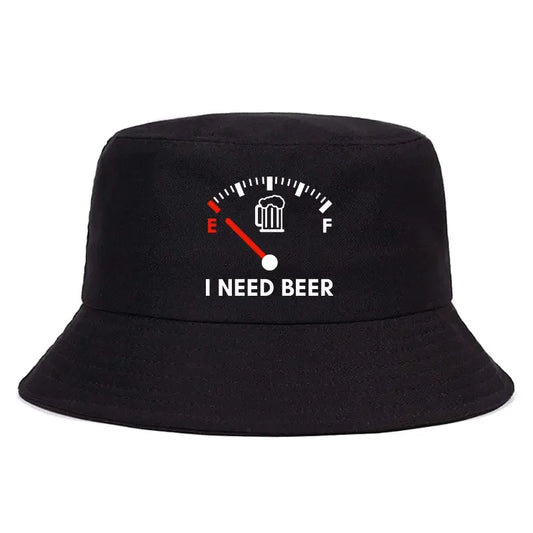 I Need Beer Reversible Bucket Hat Woman Man Outdoor