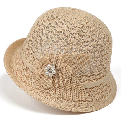 Summer Sun Protection Hat French-Style Rolled-Brim Sun Hat