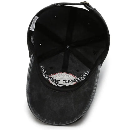 New Distressed Cotton Washed Baseball Cap Korean Outdoor