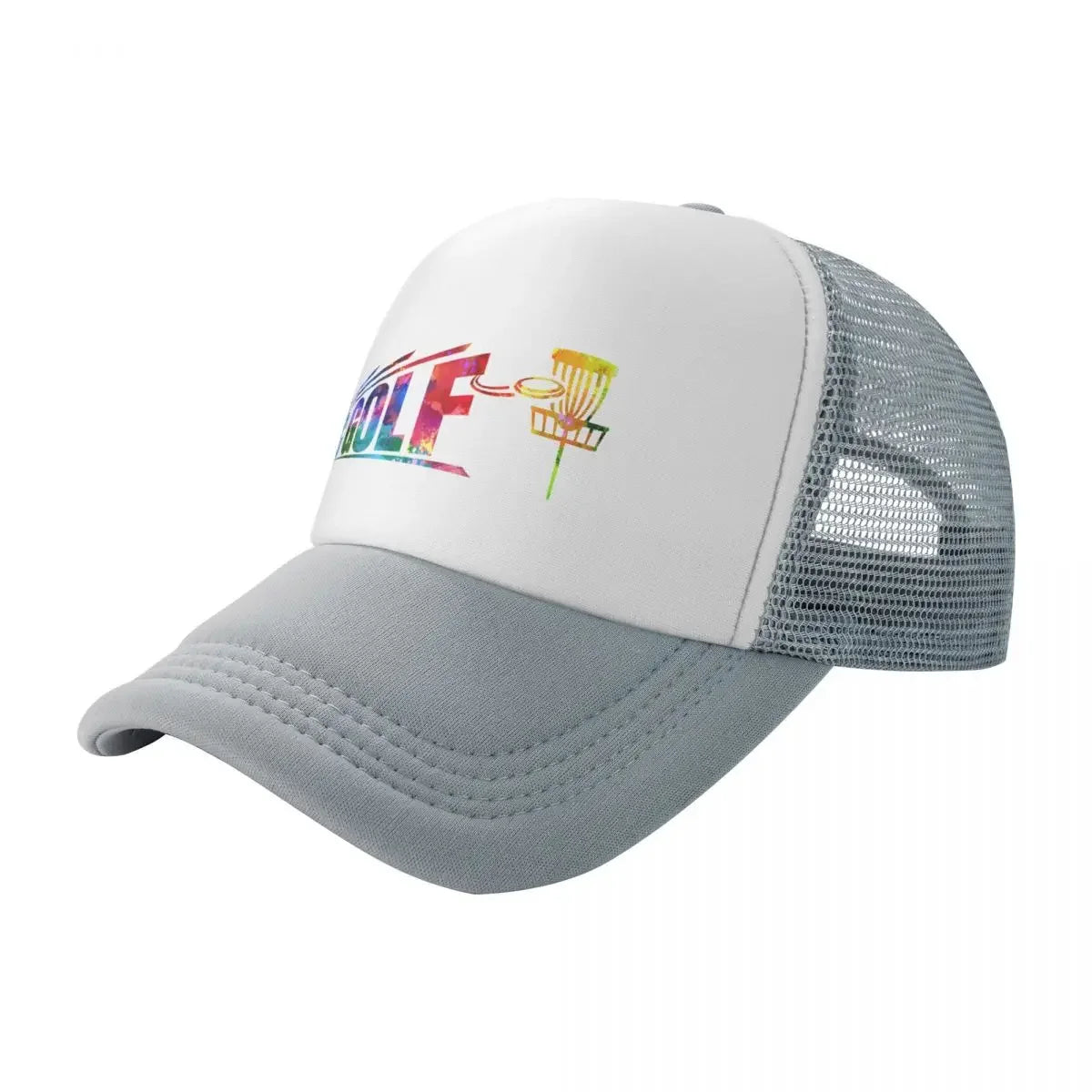 New Disc Golf Bigger Watercolor Baseball Cap