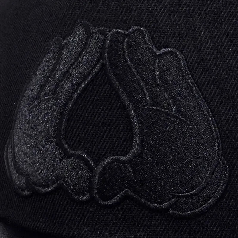 Unisex Hands With Love Embroidery Hip-Hop Hats