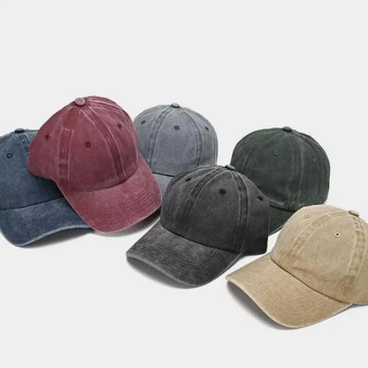Baseball Cap Washed Cotton Men Women Snapback Hat