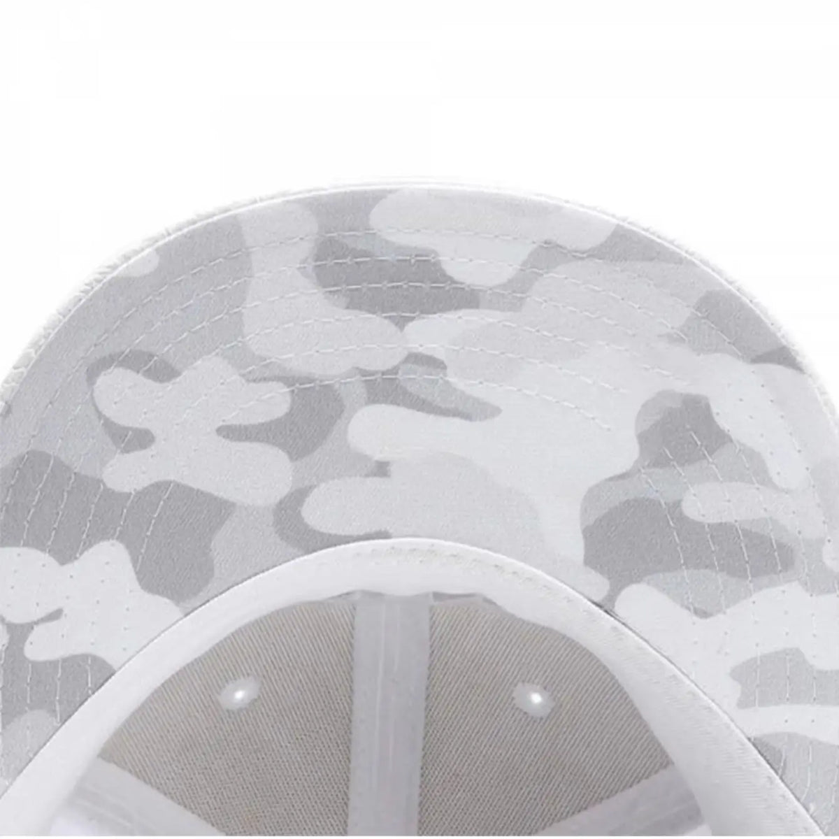 White Embroidered Prayer Hands Cap