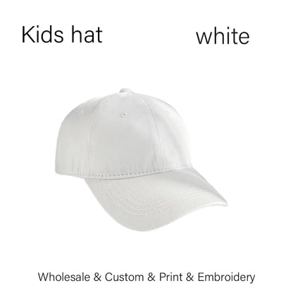 Kids Custom Hat Logo Embroidery Baseball Cap