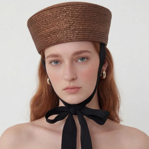 2026 French Beret Hat Women 100% Straw Summer Sun Hat