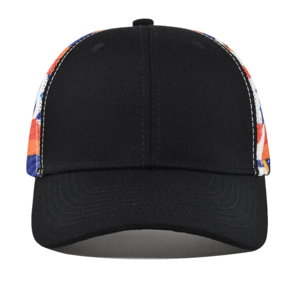 Unisex Mesh Cap Casual Color Cotton Baseball Cap For Women Men