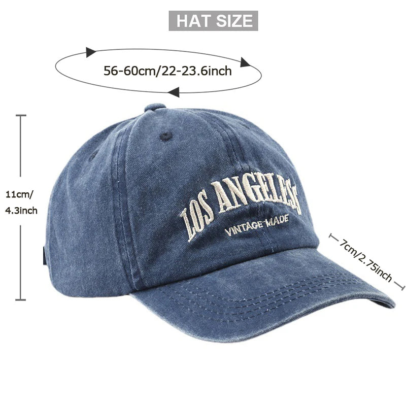 Cotton Baseball Cap for Men and Women Fashion Embroidery Hat