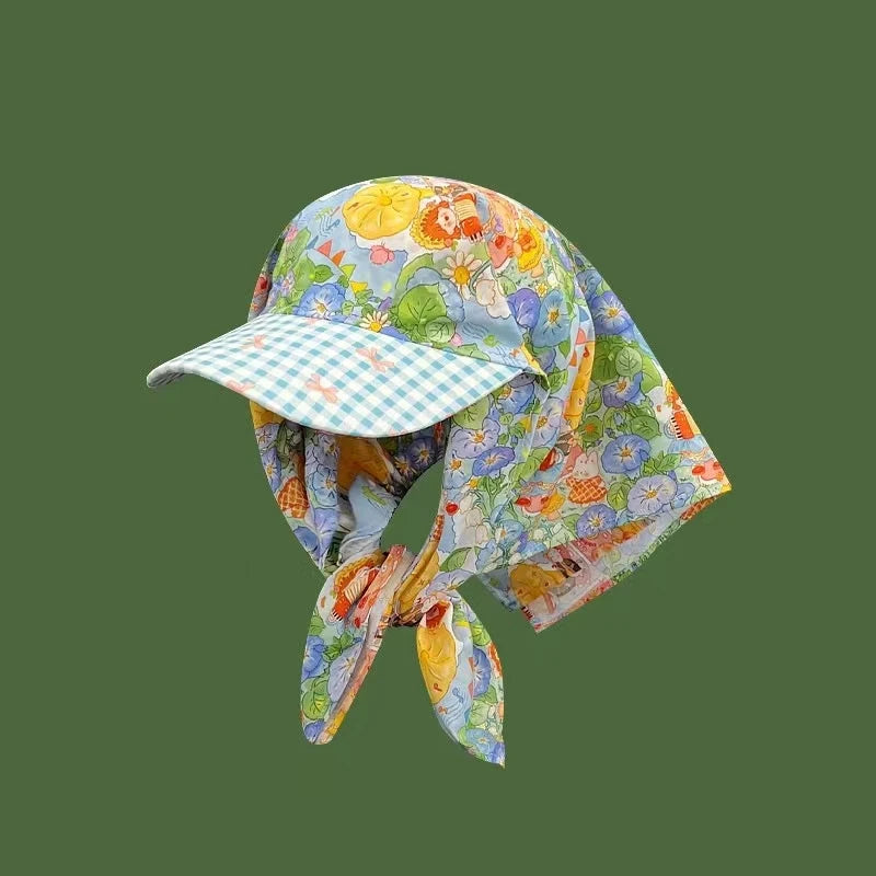 Big Brimmed Baseball Cap 2025 Butterfly Bow Women's Sun Hat