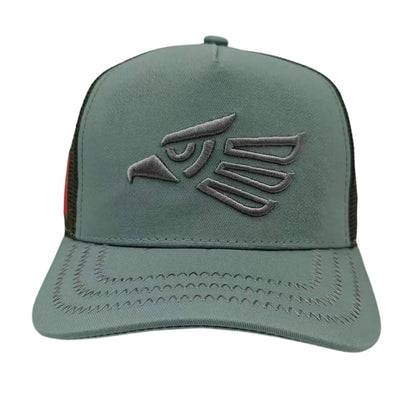 Unisex Mexican Eagle Label Baseball Net Caps Outdoor Adjustable Casual Hats Hip Hop Hat Sunscreen Hat