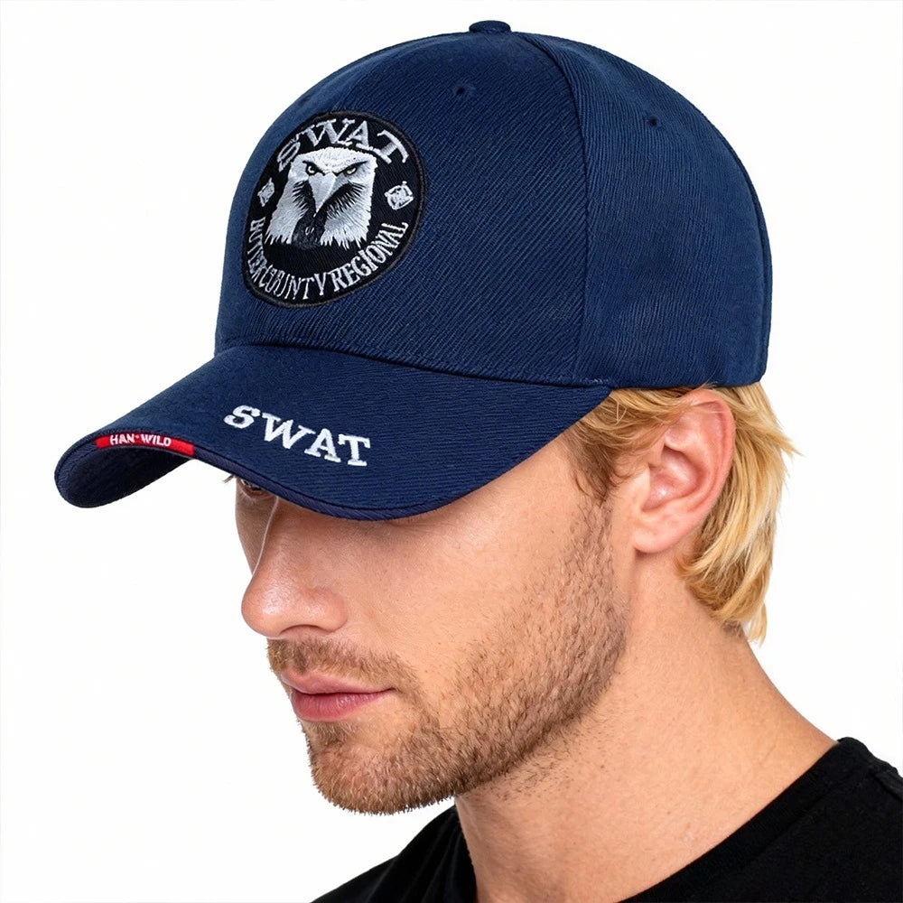 Eagle Baseball Cap Men's Embroidered Eagle Pattern Cap