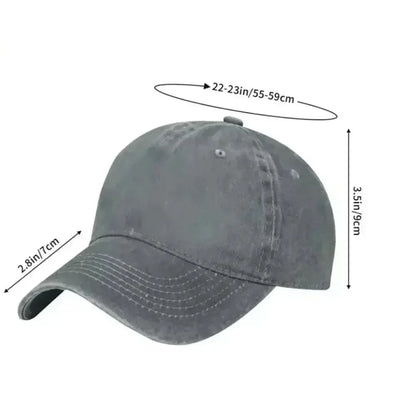 Men Women Baseball Cap Distressed Denim Hats Cap Outdoor