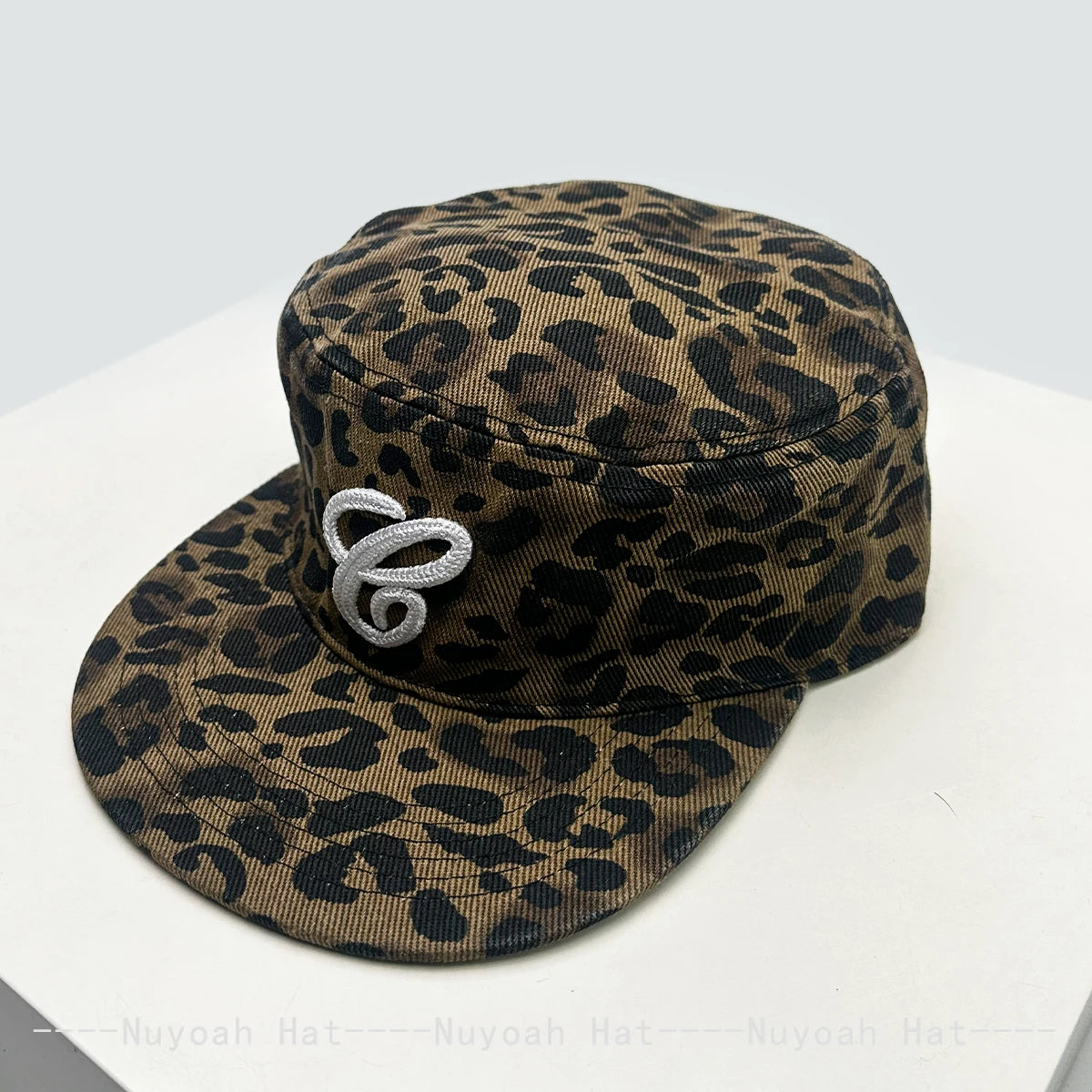 New Men Women Retro Letters Thousand Bird Leopard Print Baseball Hats