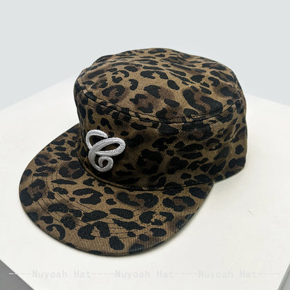 New Men Women Retro Letters Thousand Bird Leopard Print Baseball Hats