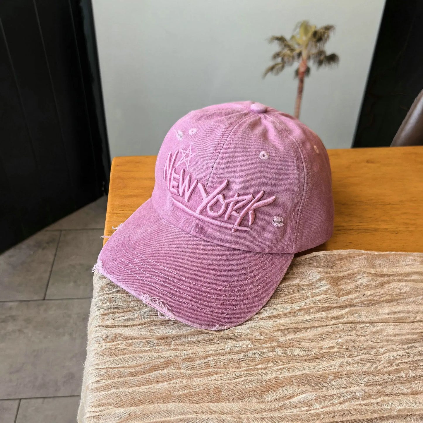 Fashion Letter Embroidery Baseball Cap for Women Men