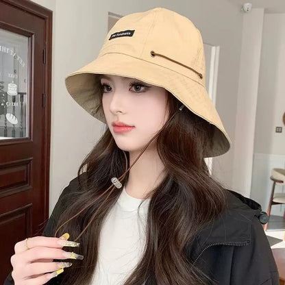 Quick-Drying Drawstring Fisherman Hat Outdoor Hiking Hats