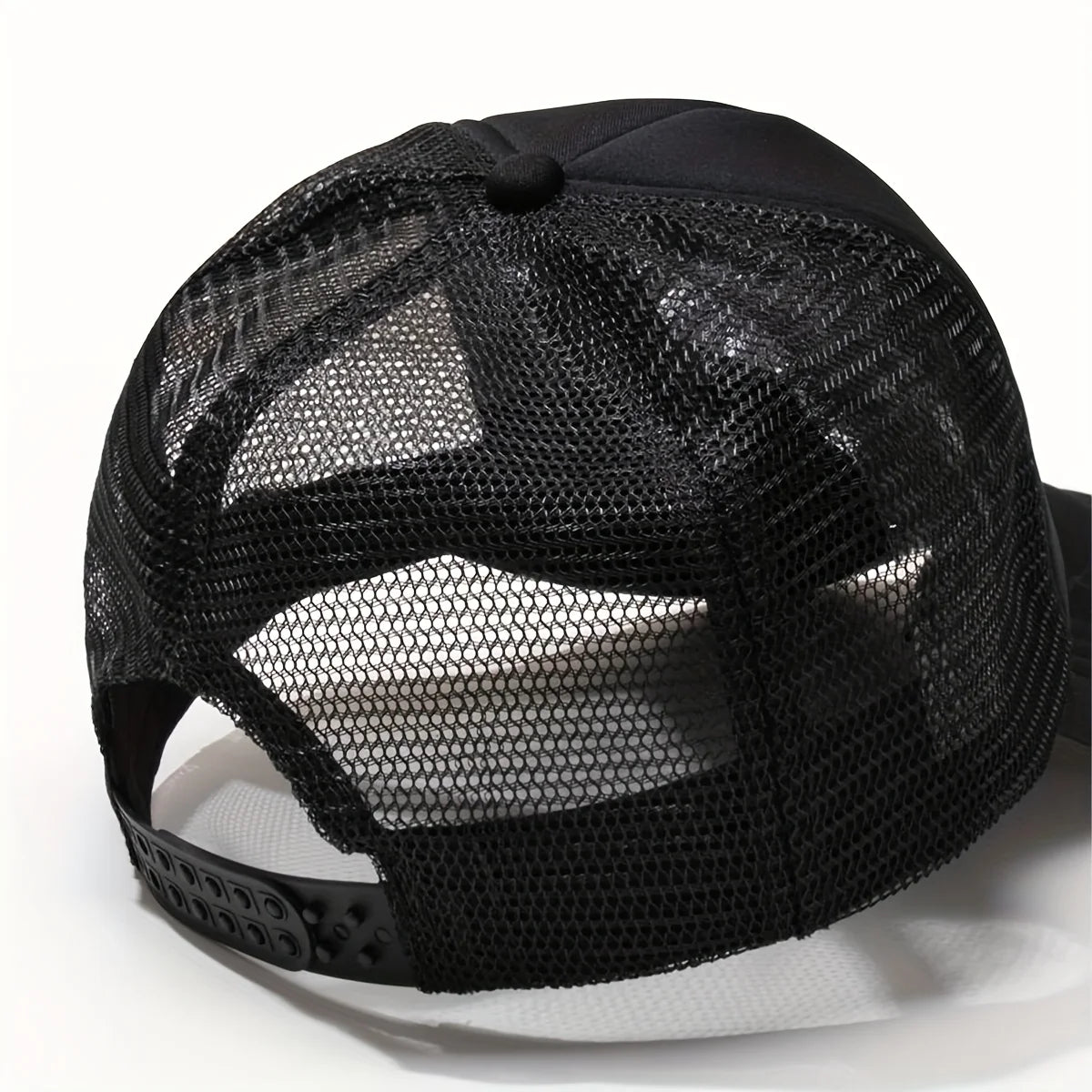 Winchester Printed Half Mesh Baseball Cap Unisex Vintage Style Outdoor Sun Hat