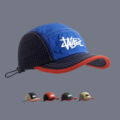 American Retro Patchwork Baseball Cap