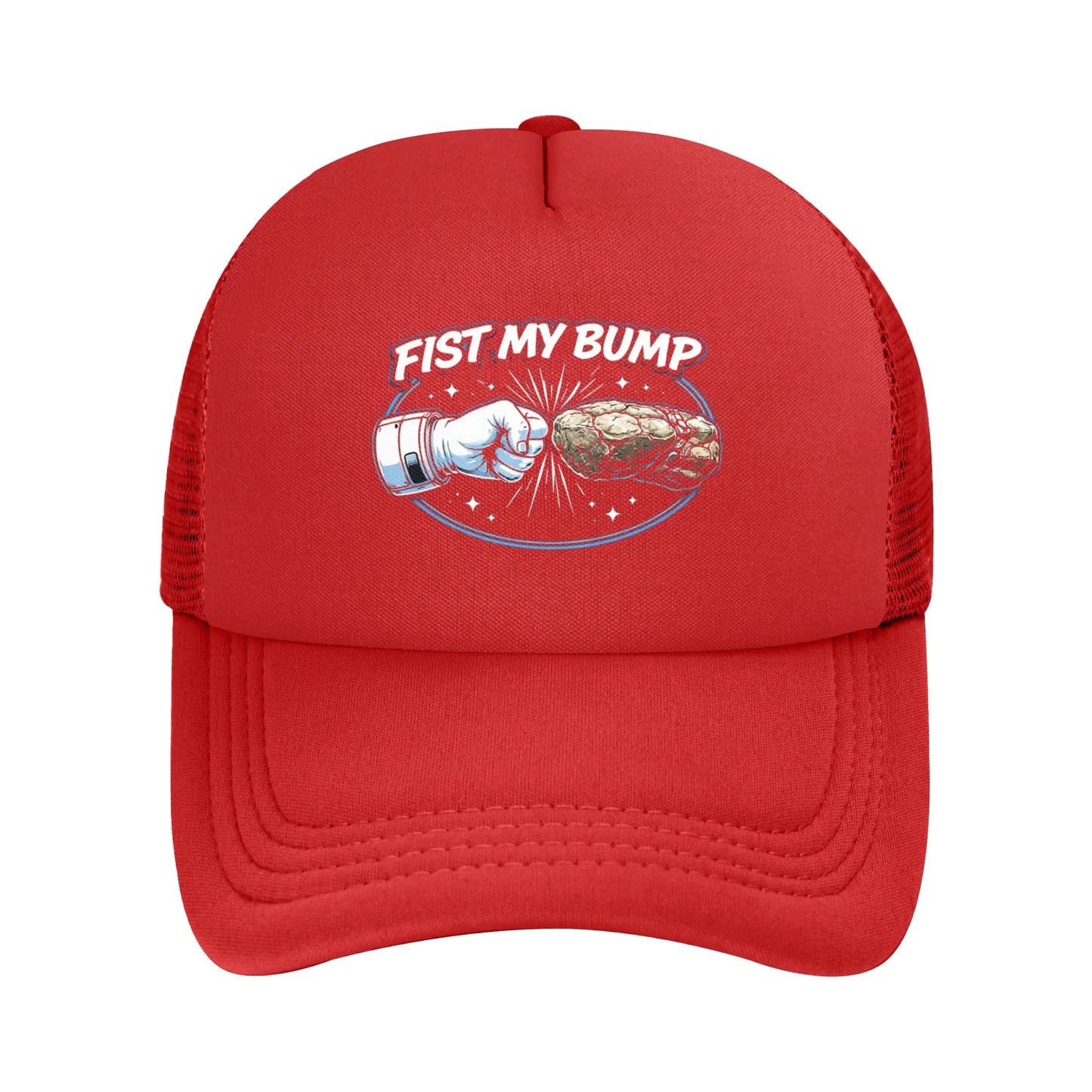 Men Fist My Bump Cap HipHop Mesh Baseball Caps