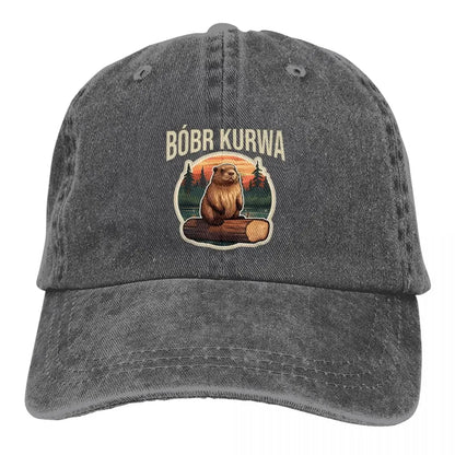 Bobr Kurwa Bober Beaver Bobr Baseball Cap