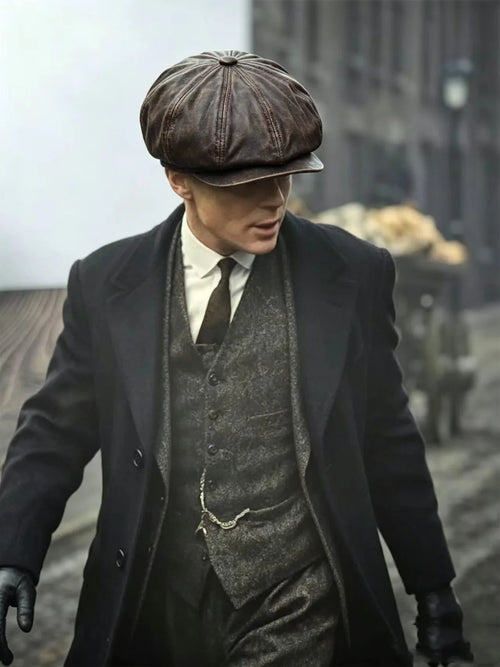 Vintage Distressed Newsboy Cap