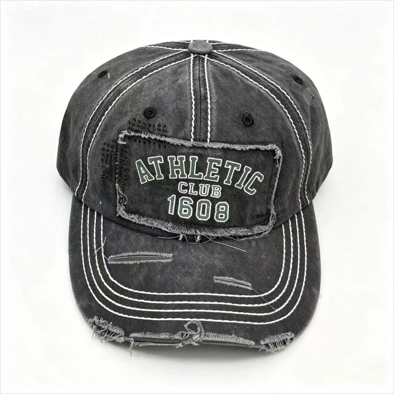 Unisex Vintage American Style Embroidered Letter Baseball Cap
