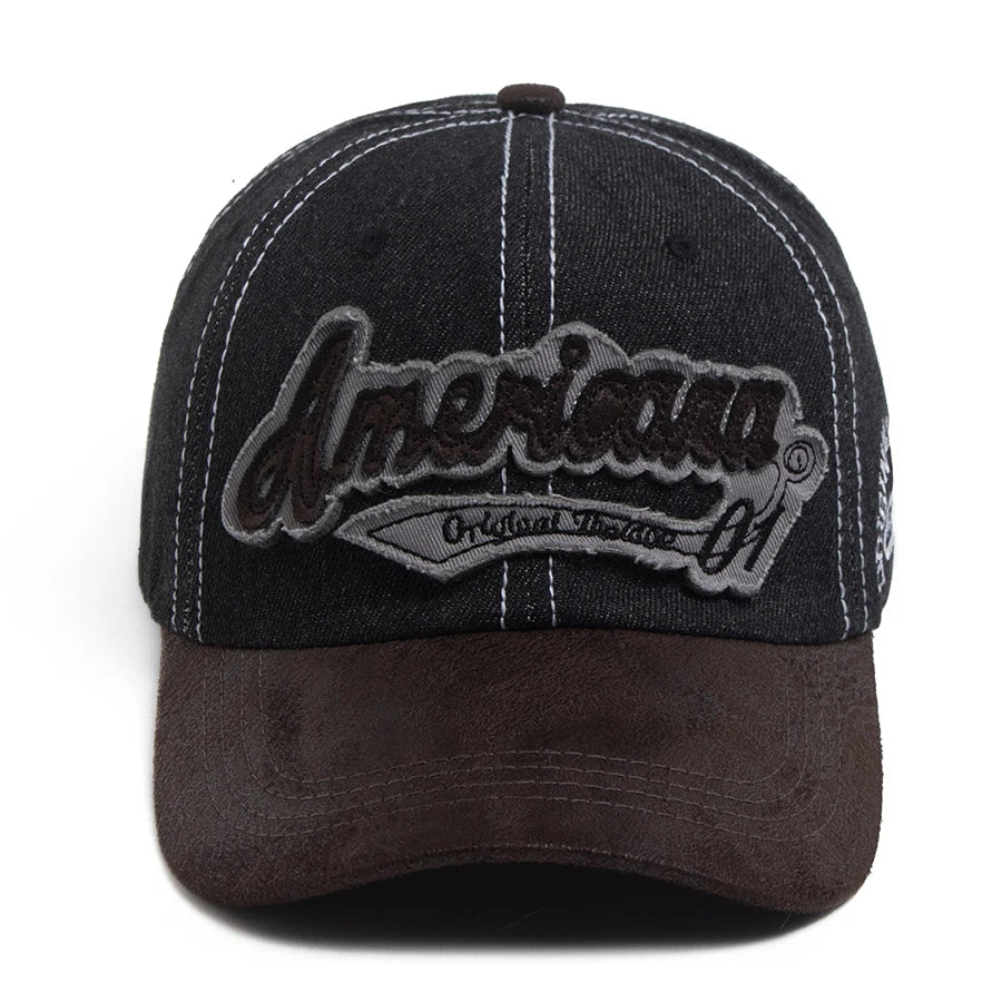 Summer Denim Baseball Cap Men's