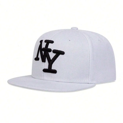 3D Letter Embroidery Snapback Cap