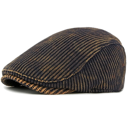 Men Berets Autumn Winter Knitted Hats For Women Artist Painter Beret Hat