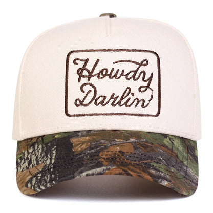 Unisex Howdy Darlin Embroidery Baseball Caps Spring and Autumn