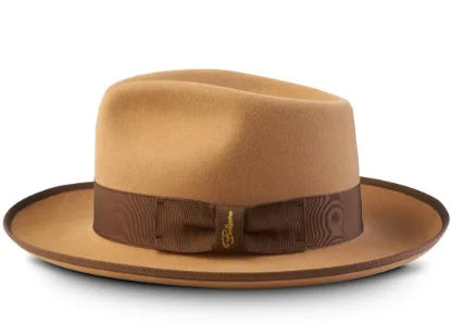 Men Women Wool Felt Fedora Hat Retro British Style Two Tone Jazz Cap