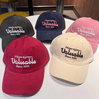 Men Women Cotton Solid Color Sunshade Duck Tongue Cap Unisex Casual Outdoor Peaked Hat