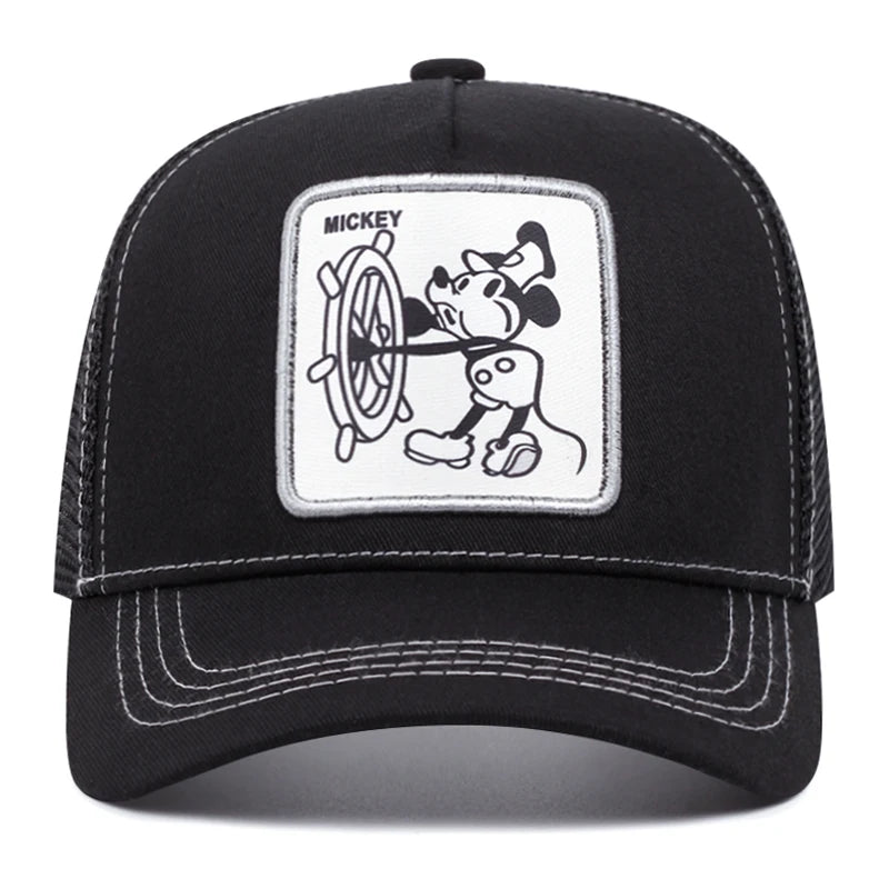 High Quality Brand Anime Cartoon Snapback Cotton Baseball Cap Men Women