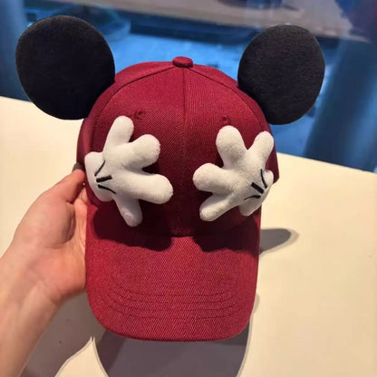 Parent-child Matching Set Cute Mouse Ear Baseball Cap  Children's Teens Adults Cartoon