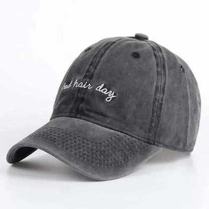 Fashion Letter Embroidery Wash Baseball Caps
