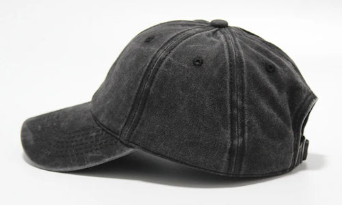 Washed Dad Hat Baseball Cap Outdoor Duckbill Soft Top Hat