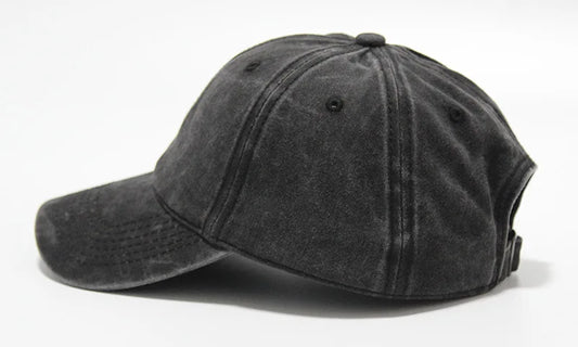 Washed Dad Hat Baseball Cap Outdoor Duckbill Soft Top Hat