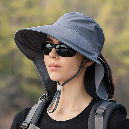 100% Polyester Summer Outdoor Sunshade Hat