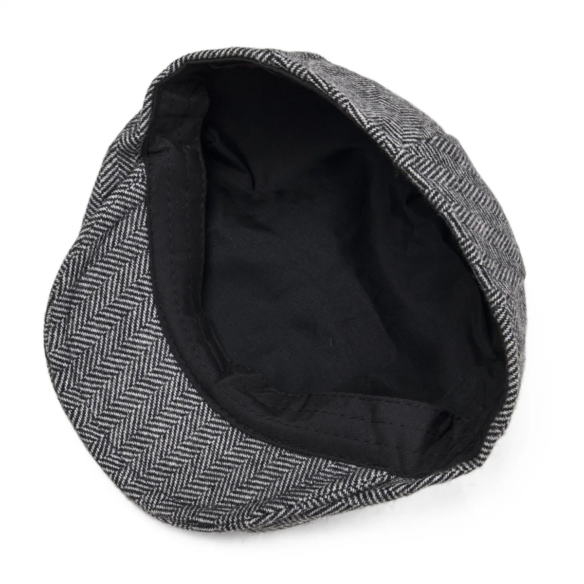 Kids Flat Caps Herringbone Woolen Tweed Small Size Boy Girl Newsboy Caps