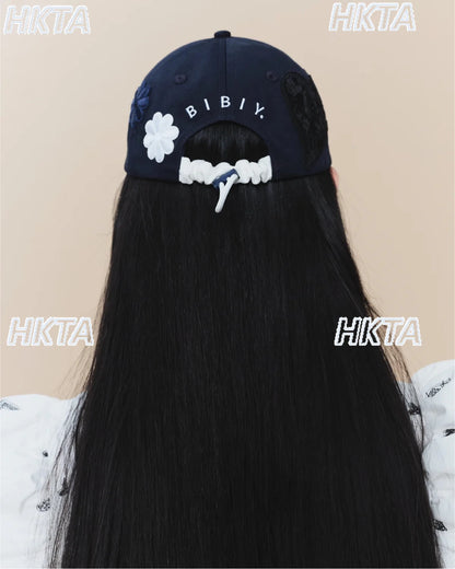 Baseball Hat Summer Sunscreen Hats Japanese Style New Letter Flower Embroidered Caps Sweet Cool Girls Hats