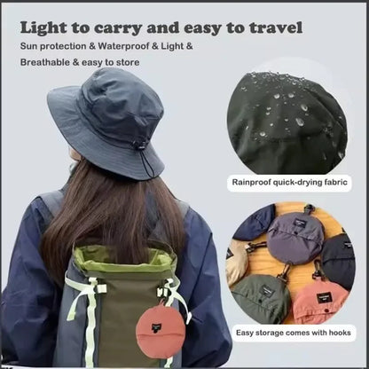 Unisex Summer Panama Hats Hiking Mountaineering Hat