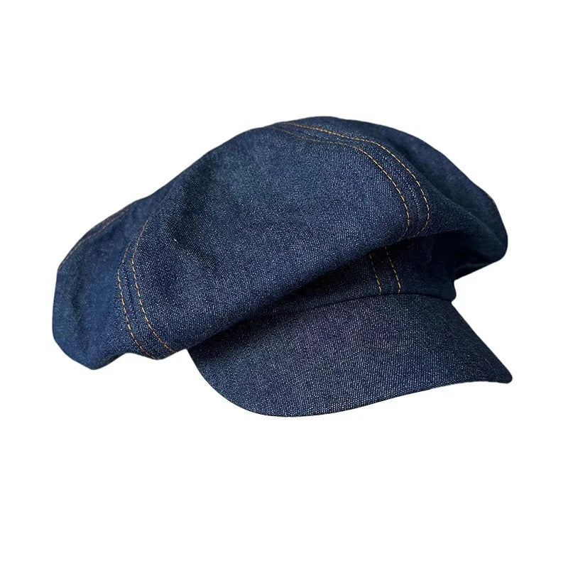 Big Head Newsboy Cap Women Beret Vintage Painter Spring Summer