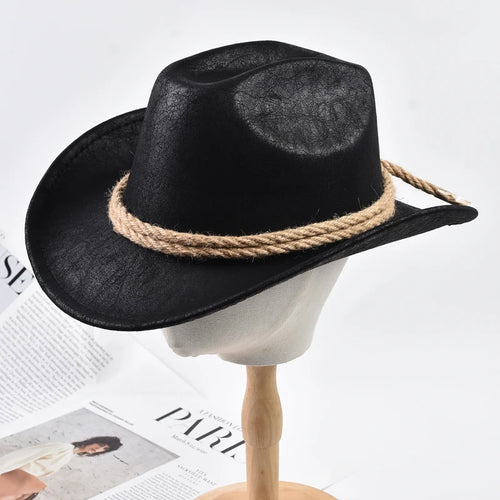 New Vintage Roll Brim Western Cowboy Hats Outdoor