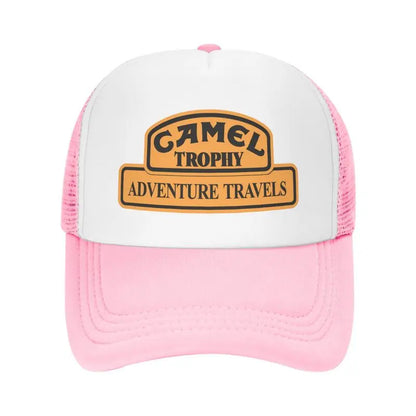 Camel Trophy Racing Print Mesh Baseball Cap Unisex Summer