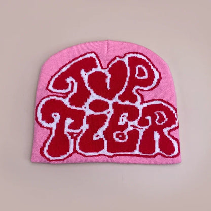 Letter Love Wool Knitted Hats Warm Hip Hop Beanies