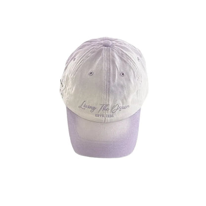 Sweet Letter Embroidery Sunscreen Hat