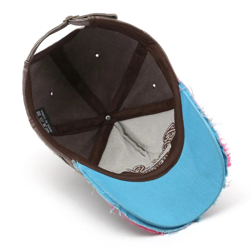 Retro Letter Embroidery Baseball Caps