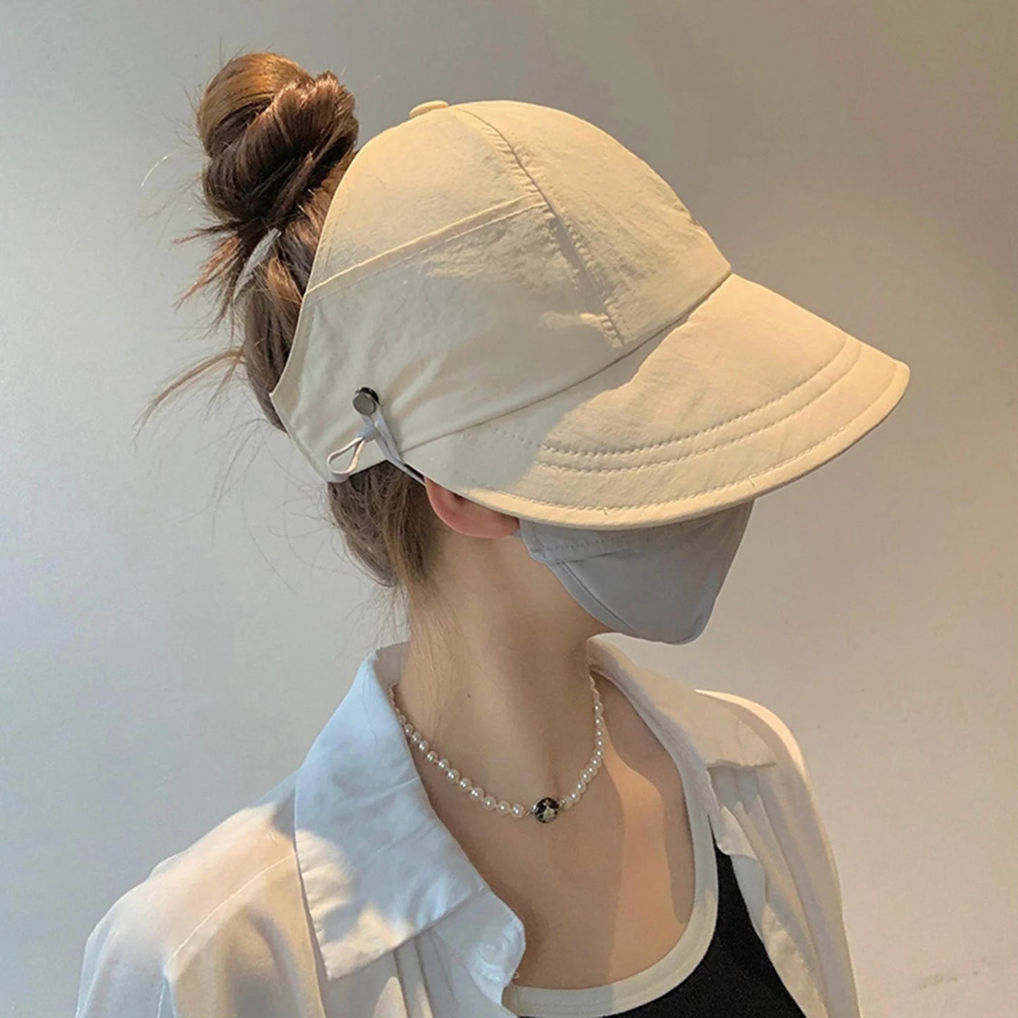 Summer Sun Hat Shade For Women Foldable Sun Beach Large Brimmed Hat